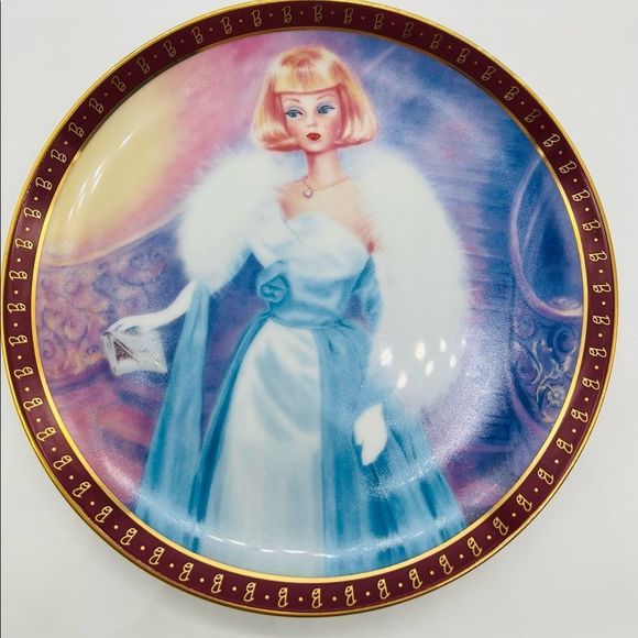 Accents Barbie Collectible Plate Set Poshmark